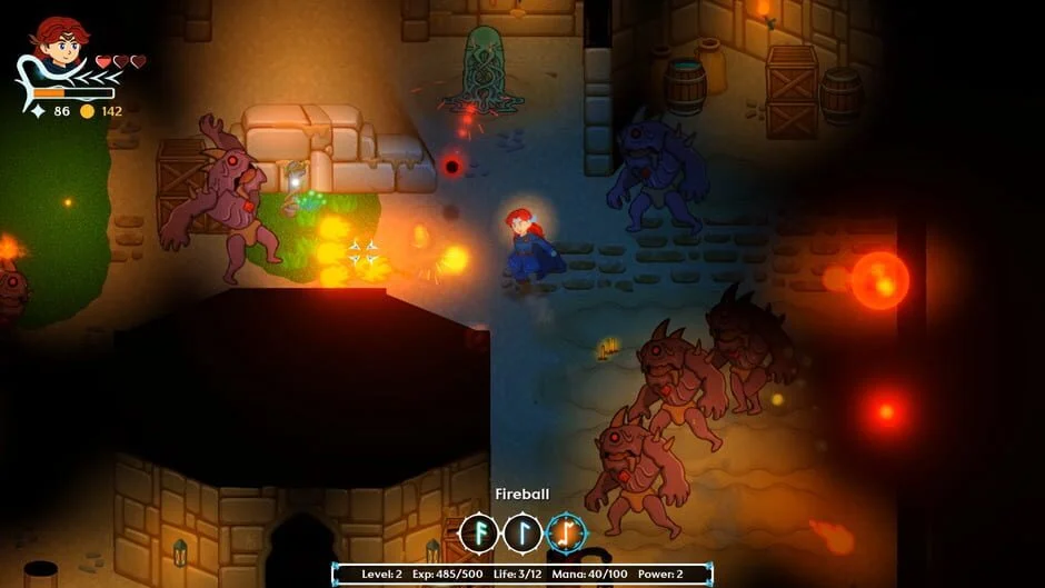 Imagen SEO del artículo: Análisis Indie: The Shadowed Rune, el roguelike que reinventa el bullet hell.