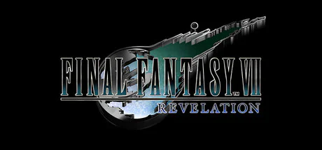 Logotipo oficial de Final Fantasy VII Revelation, la conclusión de la trilogía, presentado con su estilo tipográfico característico y elementos visuales de la saga.