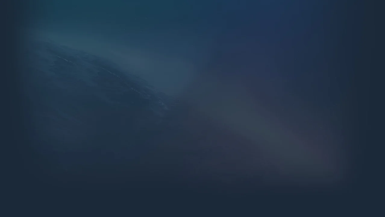 Un fondo oscuro y abstracto con tonos azules y verdosos, surcado por débiles estelas de luz difusa que evocan el vasto y misterioso cosmos de Mass Effect, reflejando el tono sombrío de la noticia del cierre de BioWare.