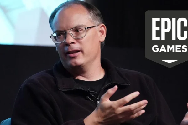 Tim Sweeney, CEO of Epic Games, expresses his firm stance against Steam's AI policies during an industry conference.